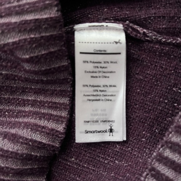 Smartwool Dacono Mock Neck Sweater. Size M. - Picture 5 of 5